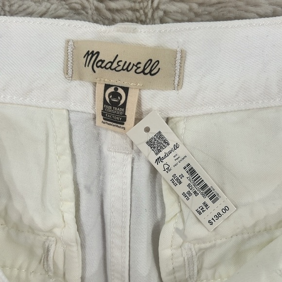 NWT Madewell The Harlow Wide-Leg Jean White - Picture 6 of 7